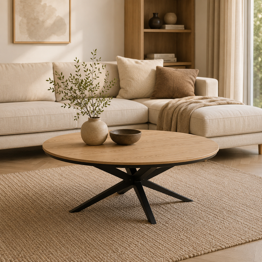 Wellington round coffee table