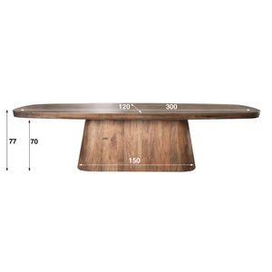 Eettafel Arcadia Oval