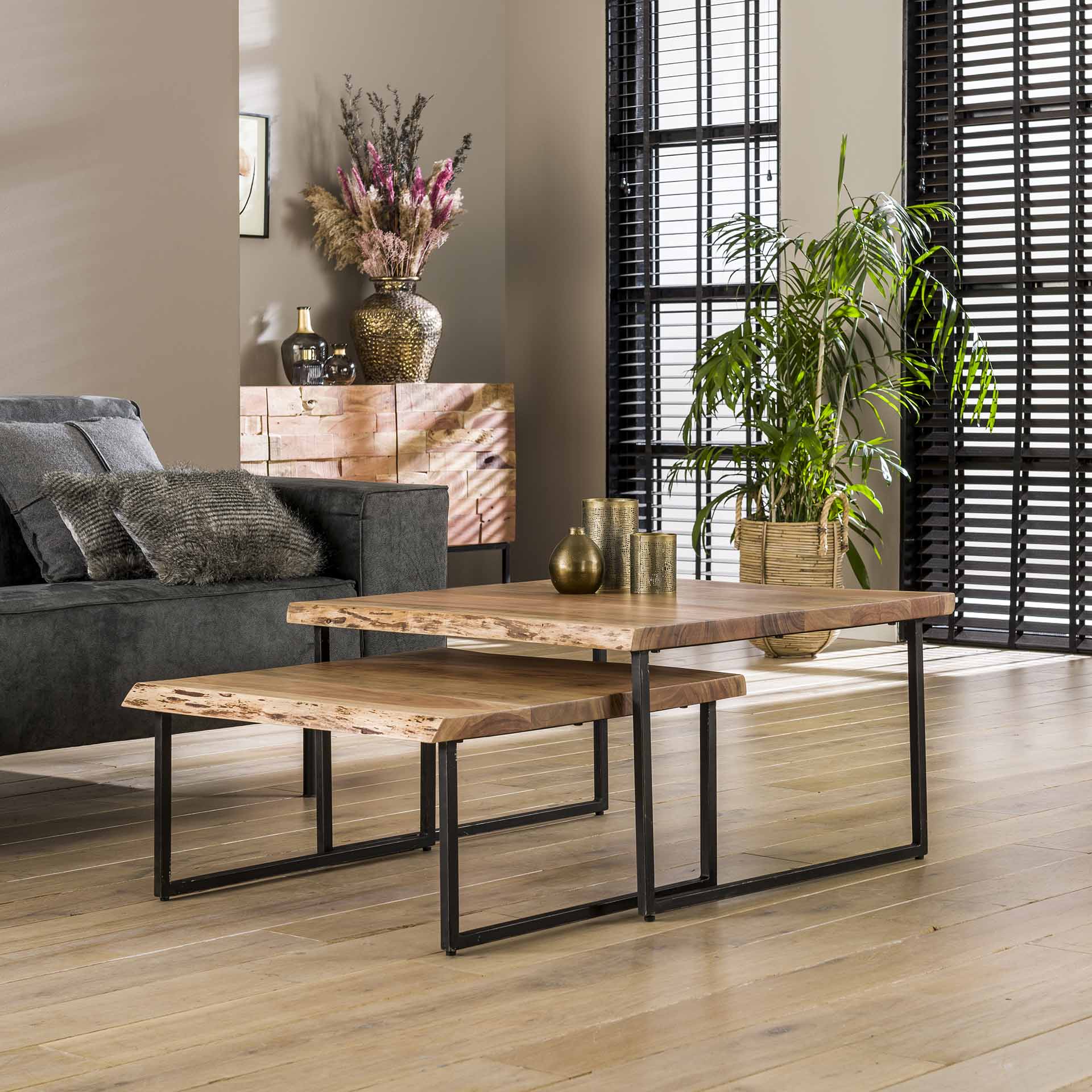 Salontafelset Edge - Set van 2