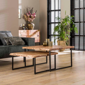 Salontafelset Edge - Set van 2