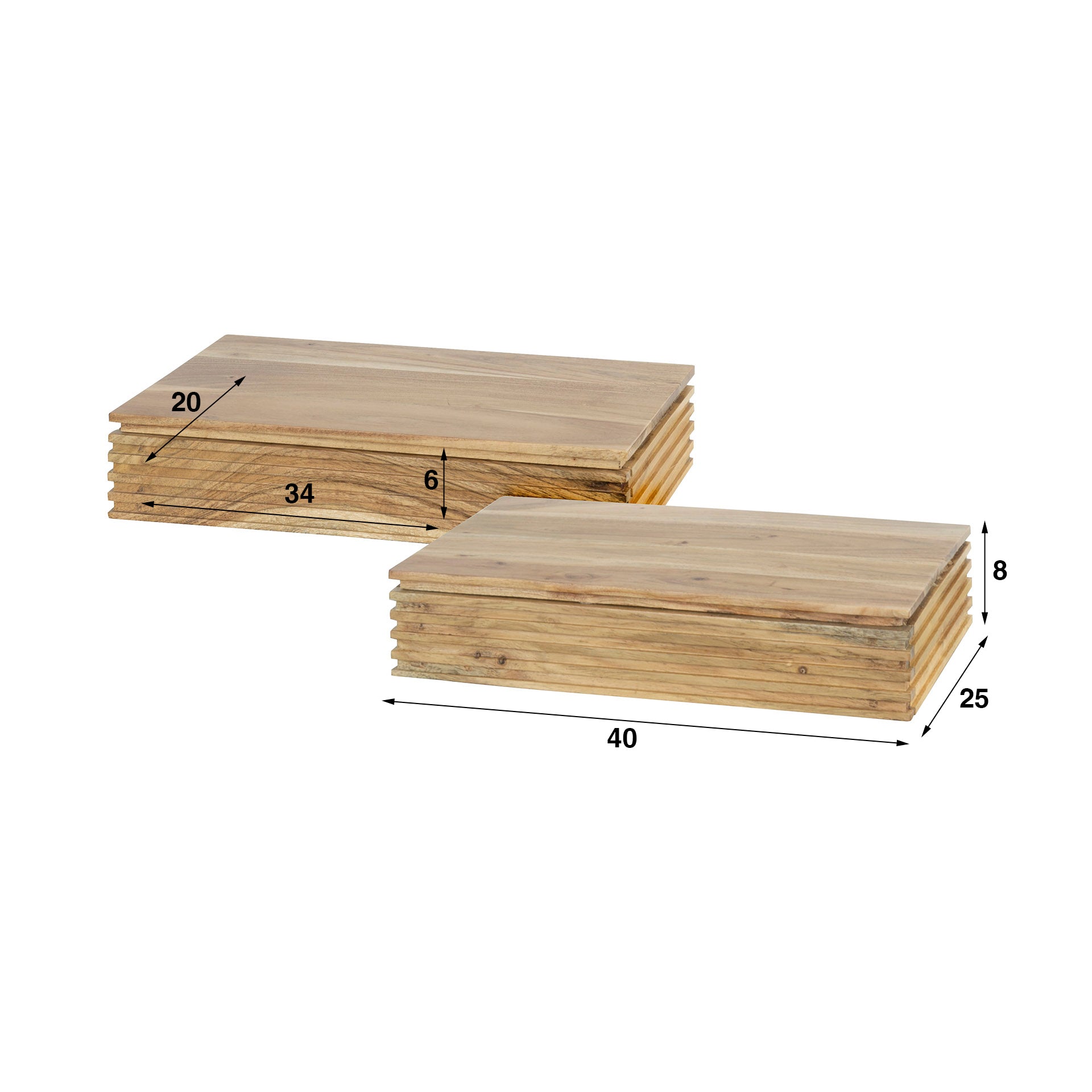 Nachtkastje Layer L - Set van 2
