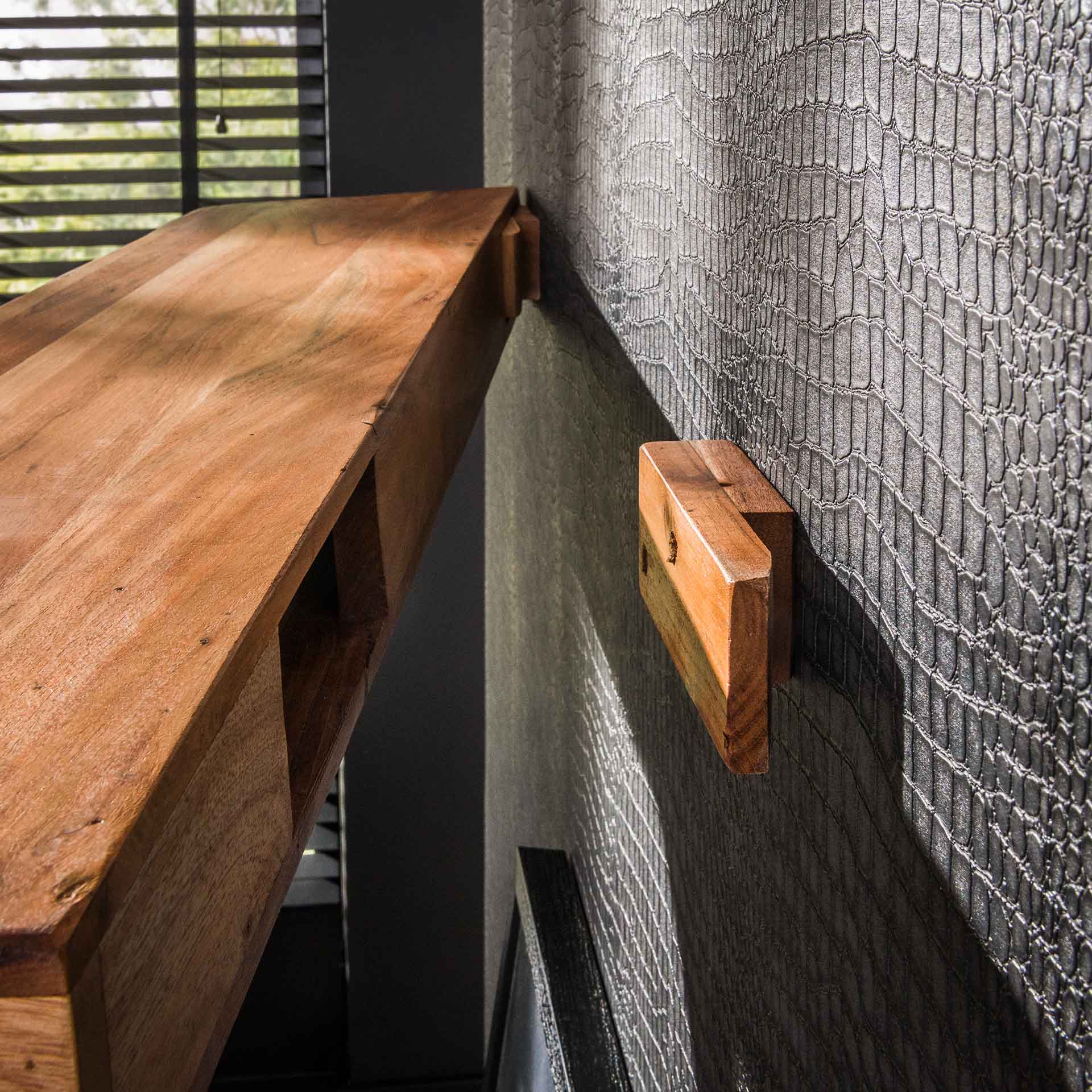 Wandplank Acacia 200 cm