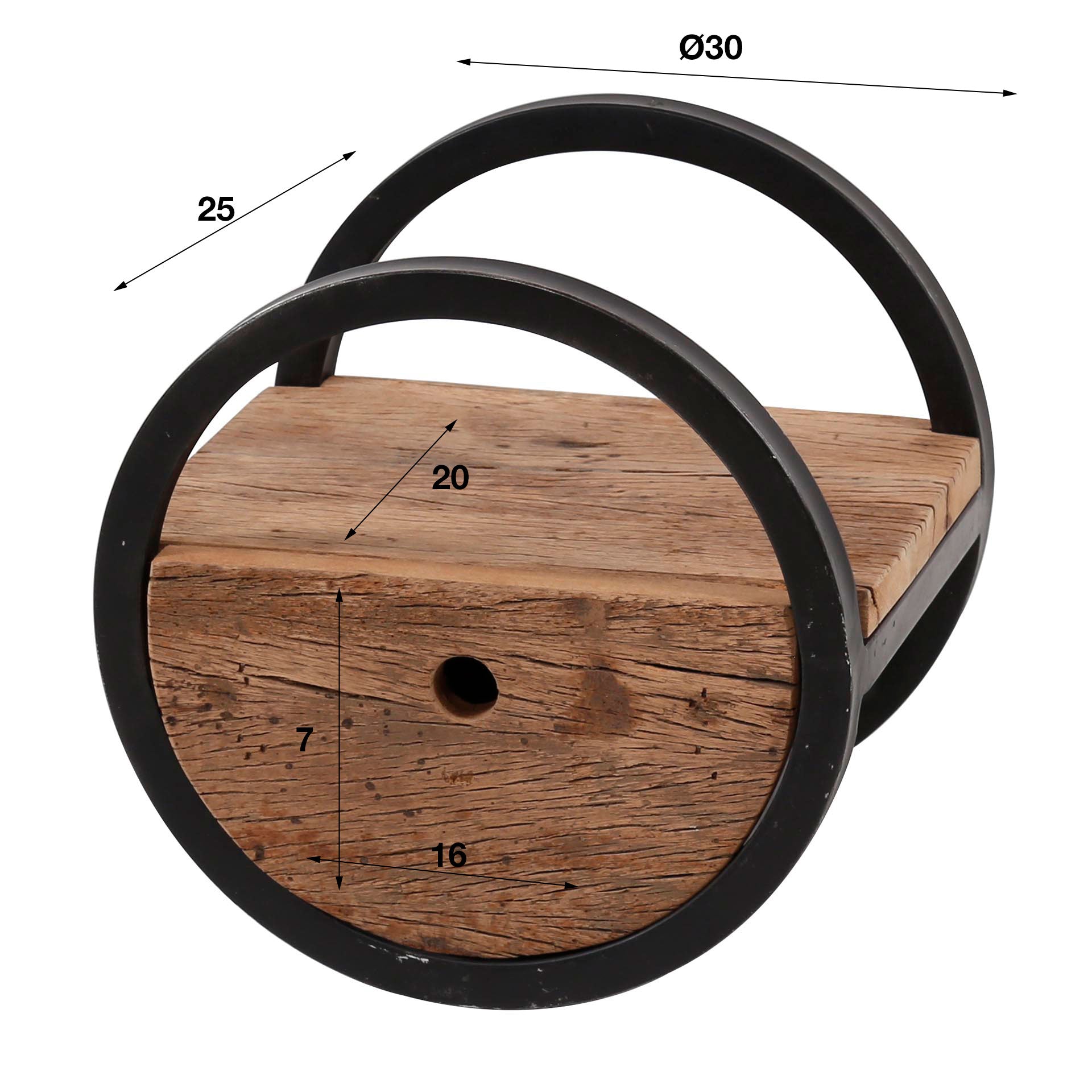 Wandschap Circular 30 cm