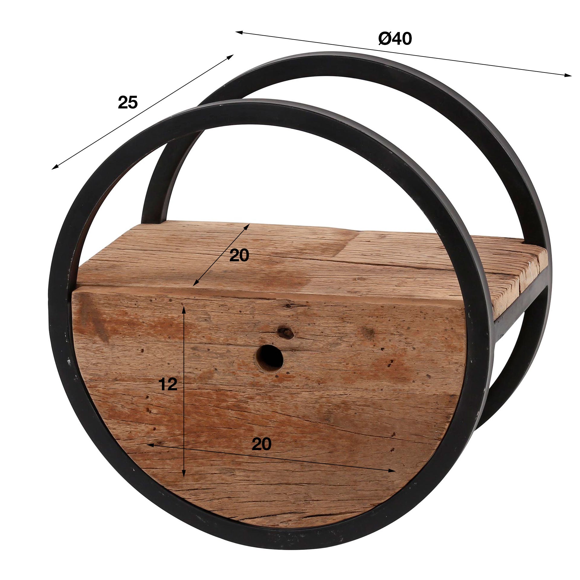 Wandschap Circular Ø40