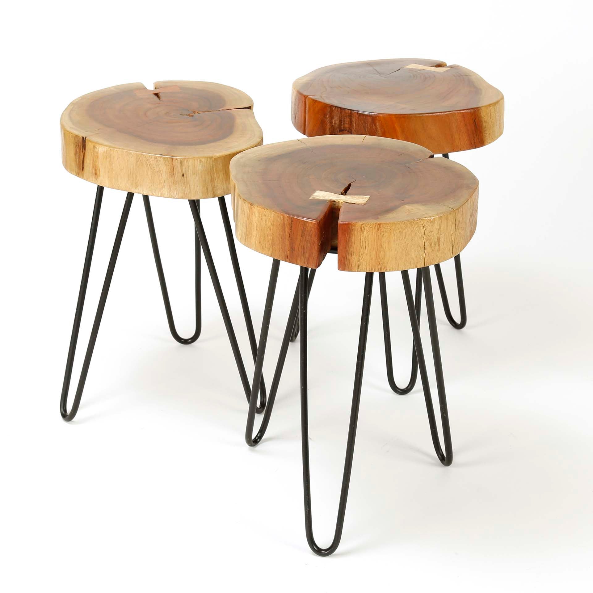 Bijzettafel Stam - Set van 2