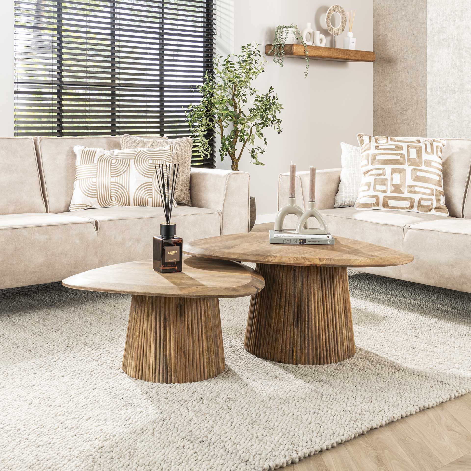 Salontafelset Wave - Set van 2