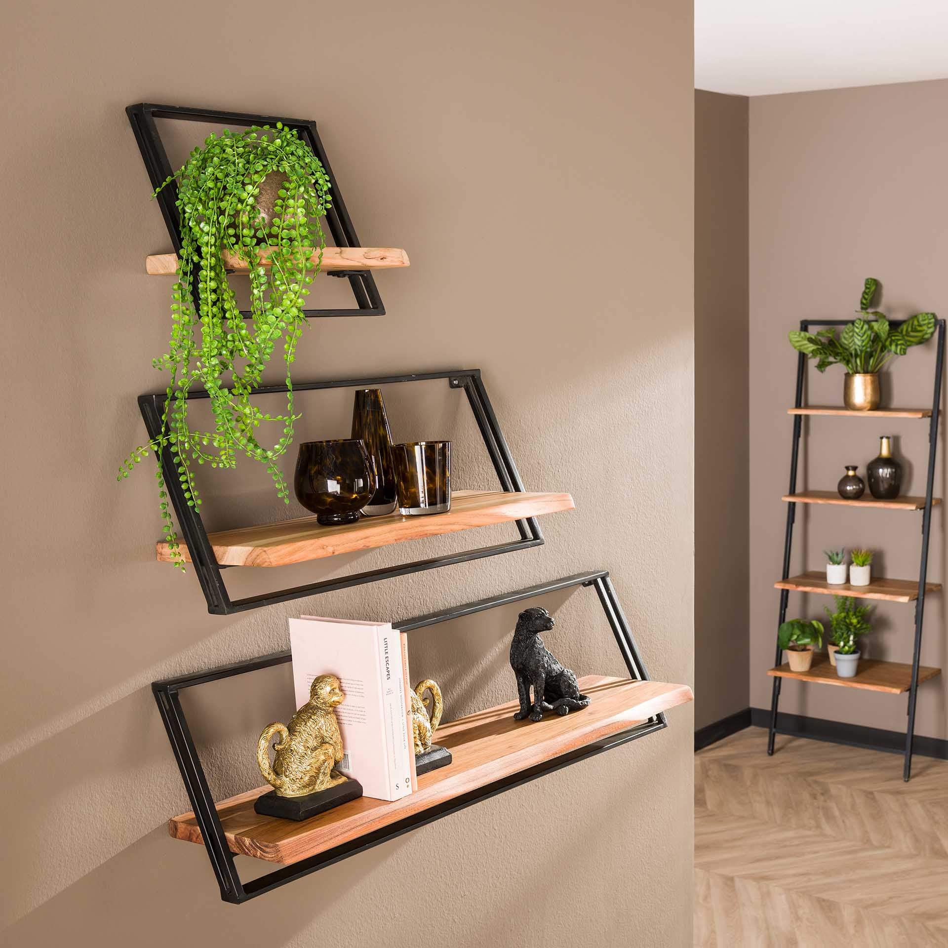 Set Wandschappen Acacia - 3 stuks