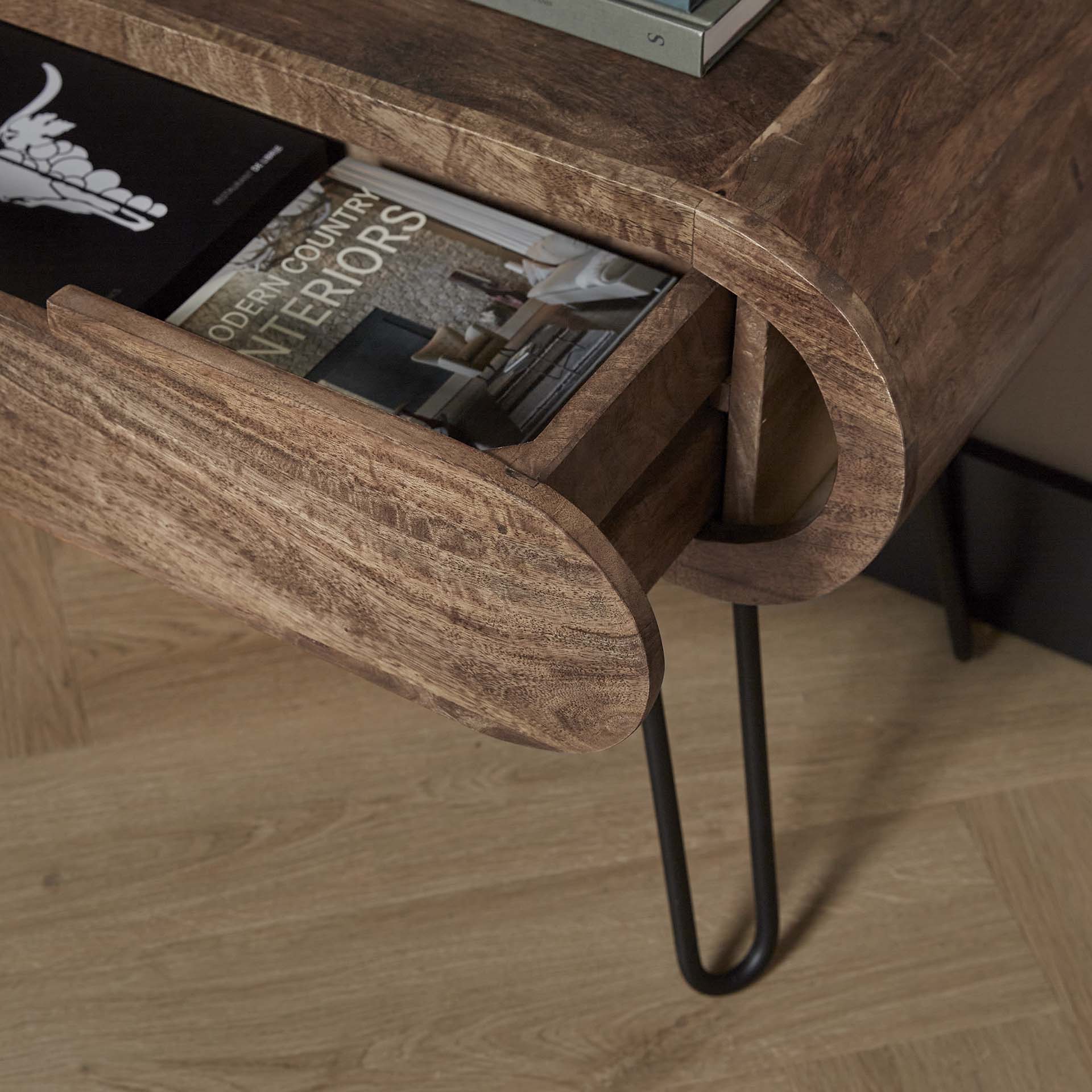 TV-meubel Mangohout - 135 cm