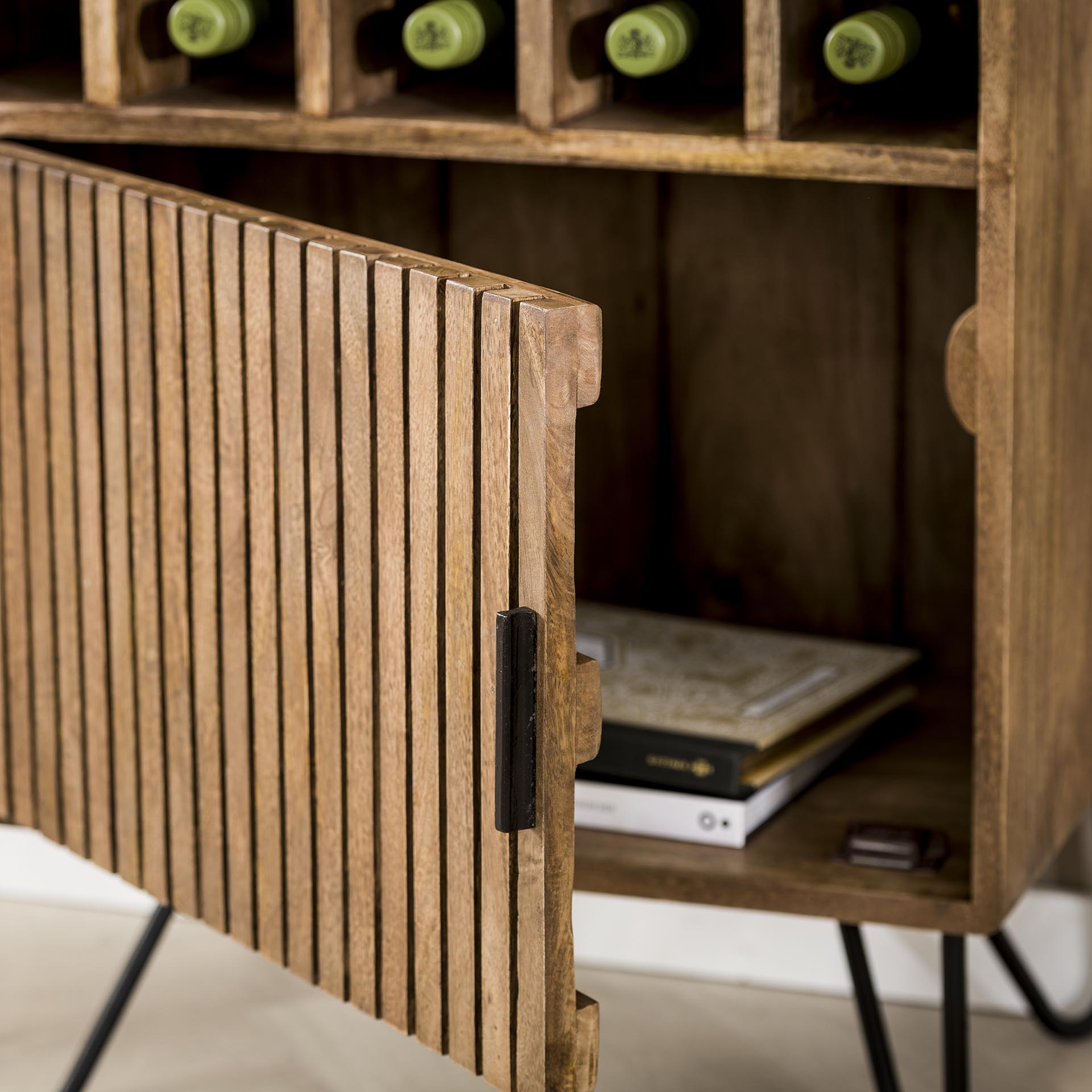 Wijnkast Mangohout - 15 Flessen