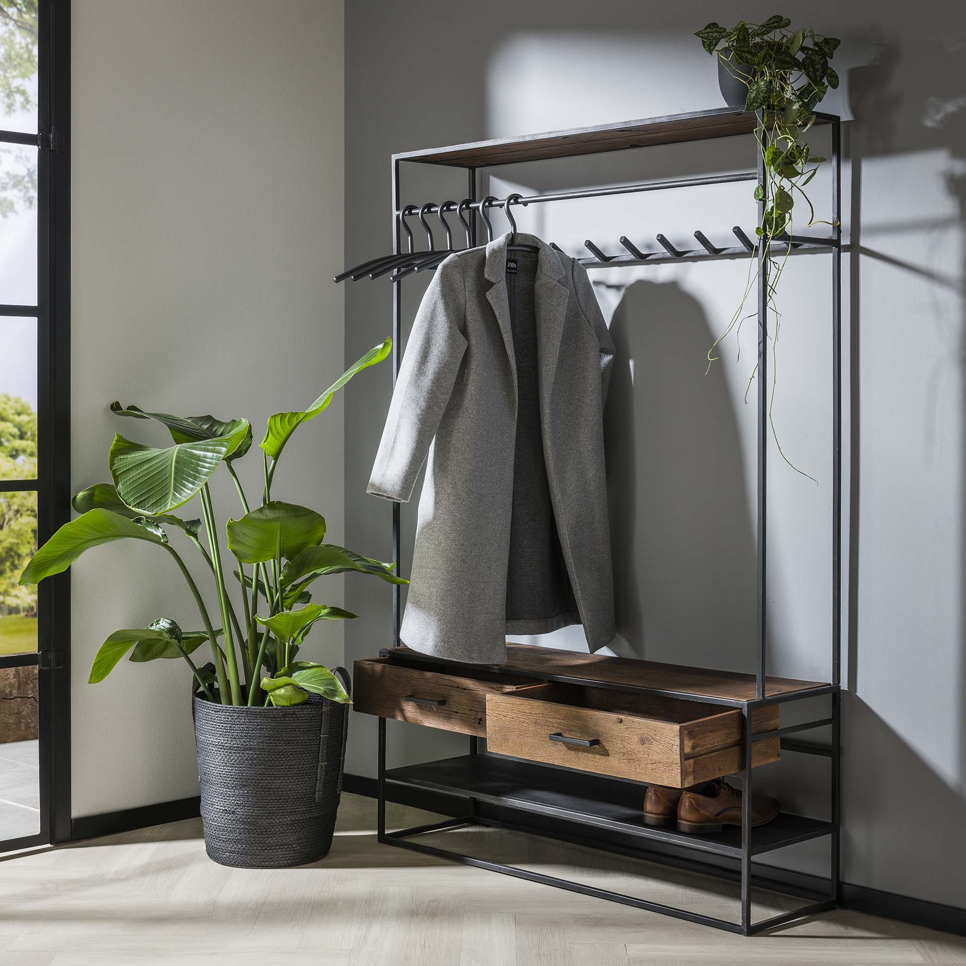Garderobemeubel Industrieel Design