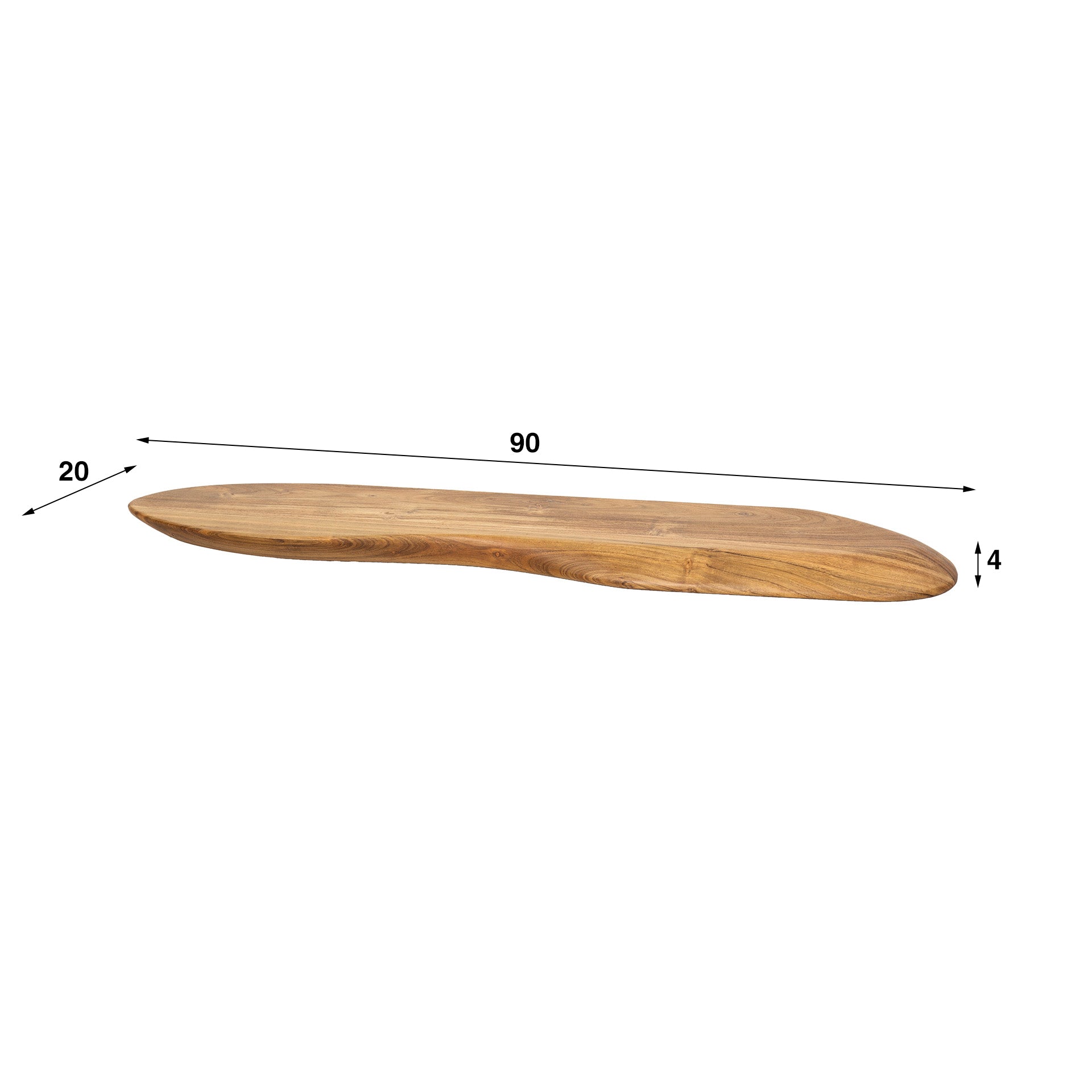 Wandplank Organic 90 cm