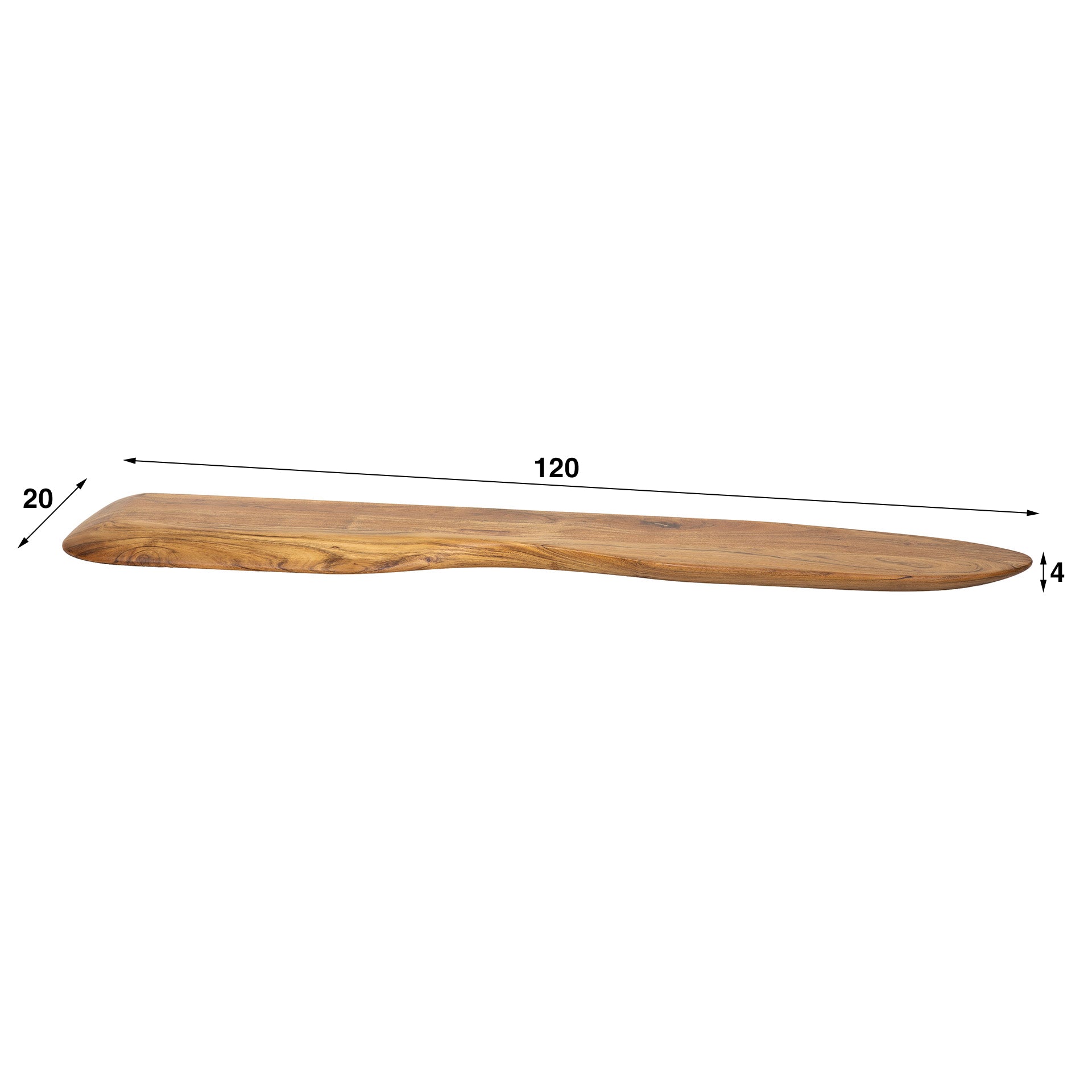 Wandplank Organic - Set van 3 (60, 90 en 120 cm)