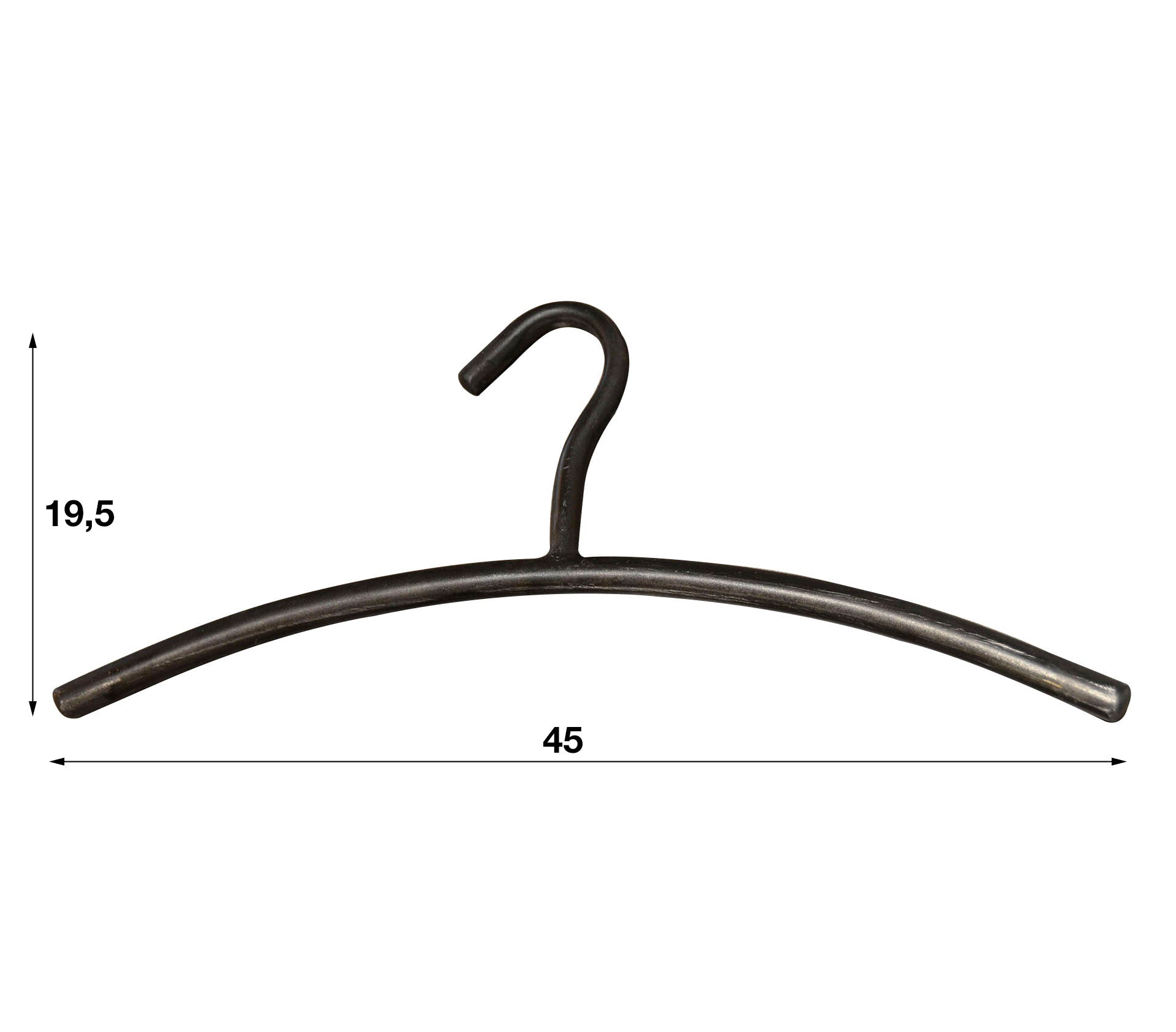 Garderobehangers Ronde Buis - Set van 6