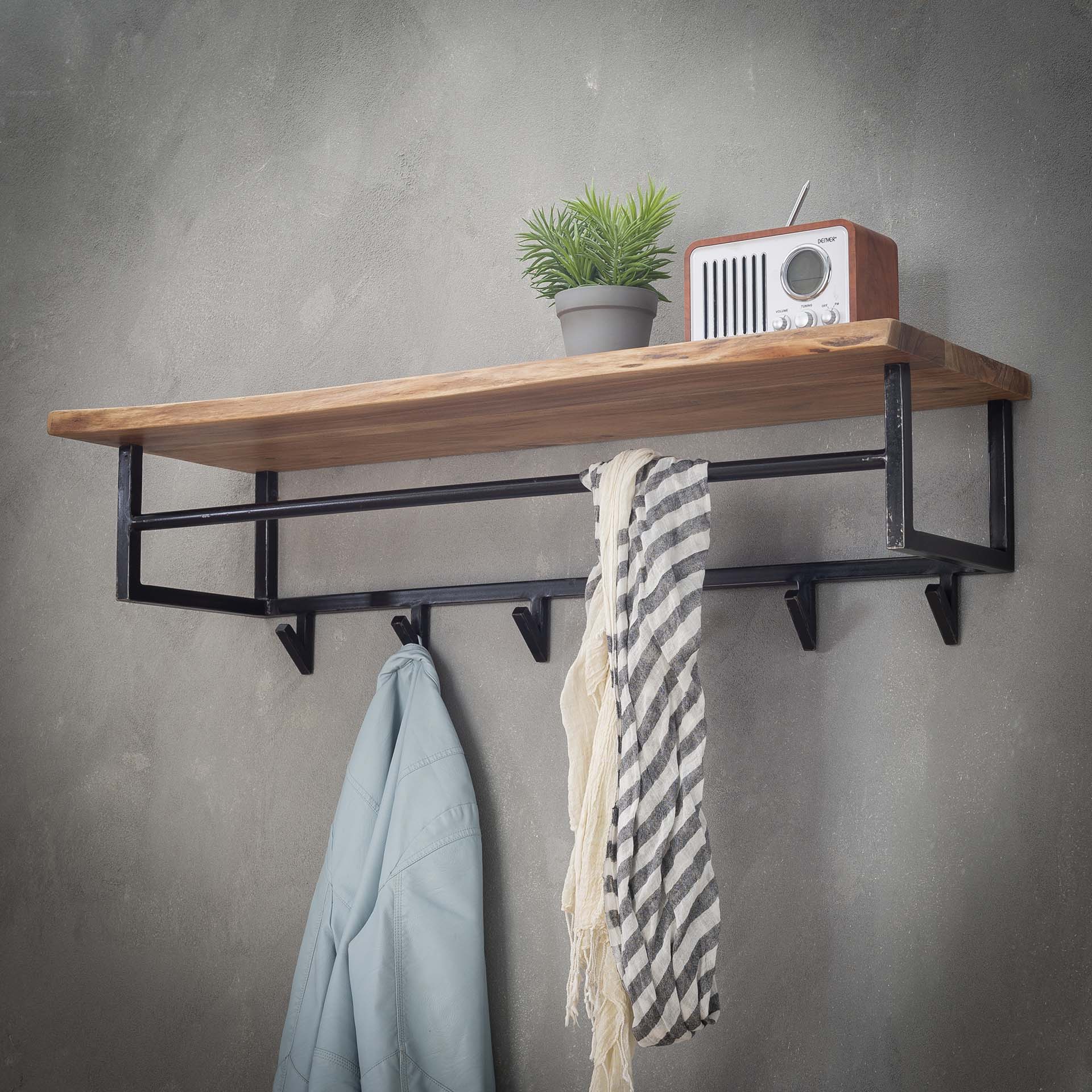 Kapstok met Hoedenplank Acacia