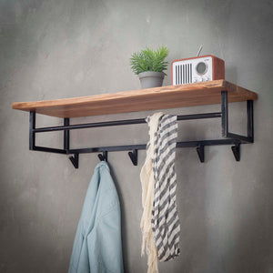 Kapstok met Hoedenplank Acacia