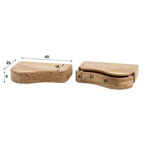 Nachtkastje Zwevend - Set van 2