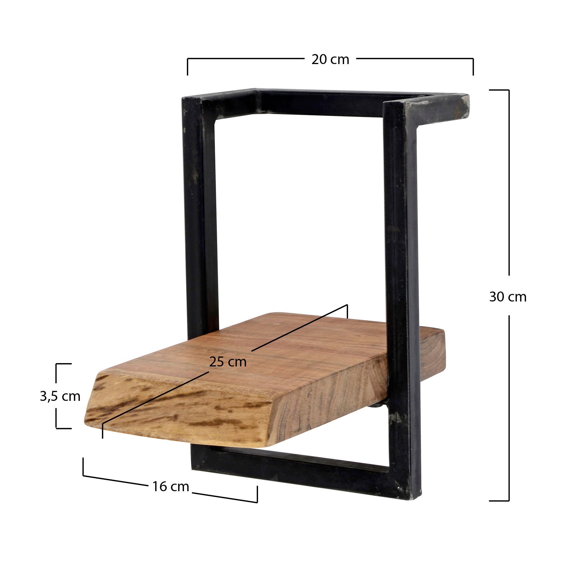 Wandplank Edge 20 cm