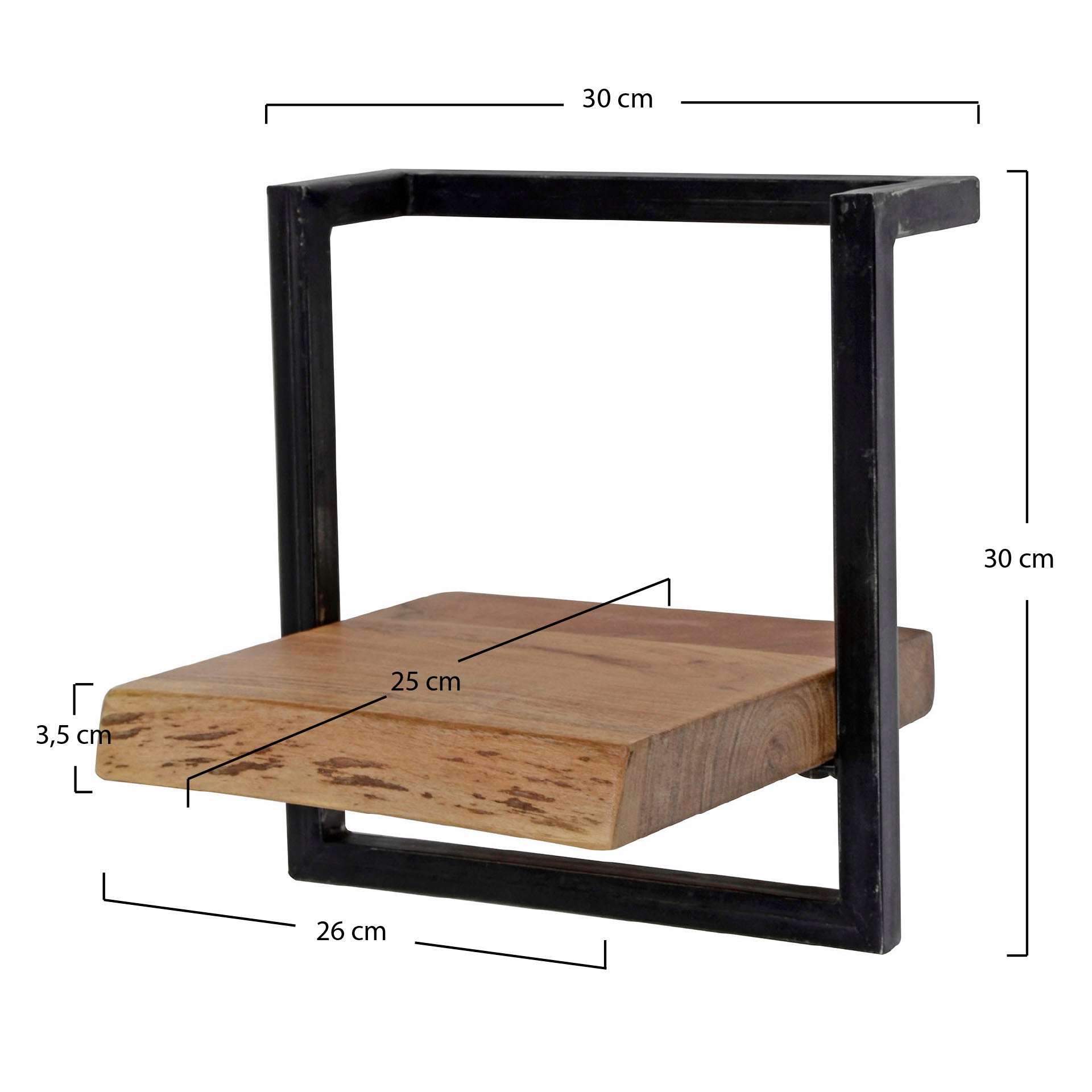 Wandplank Edge 30 cm