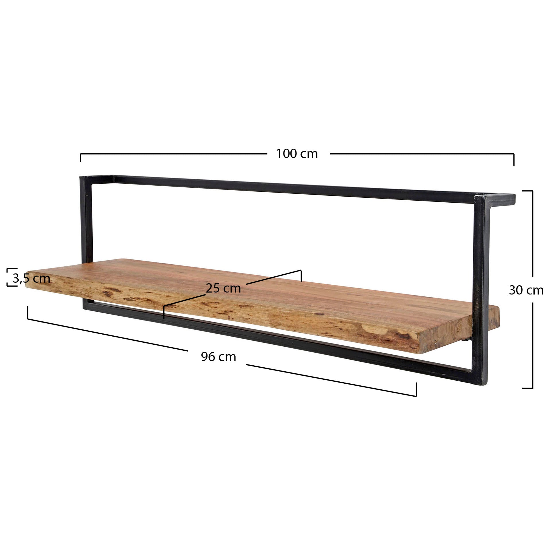 Wandplank Edge 100 cm