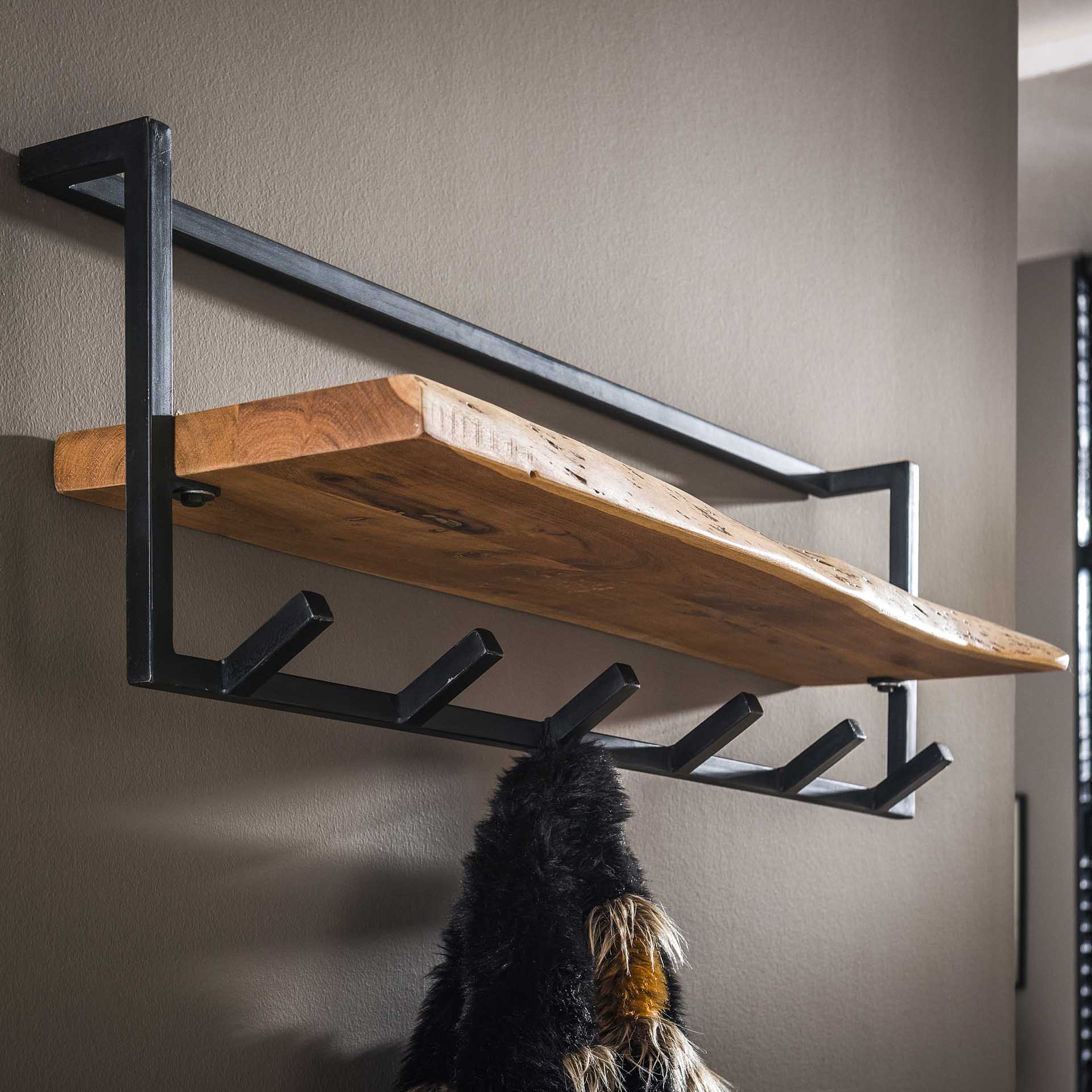 Kapstok met Hoedenplank Acacia