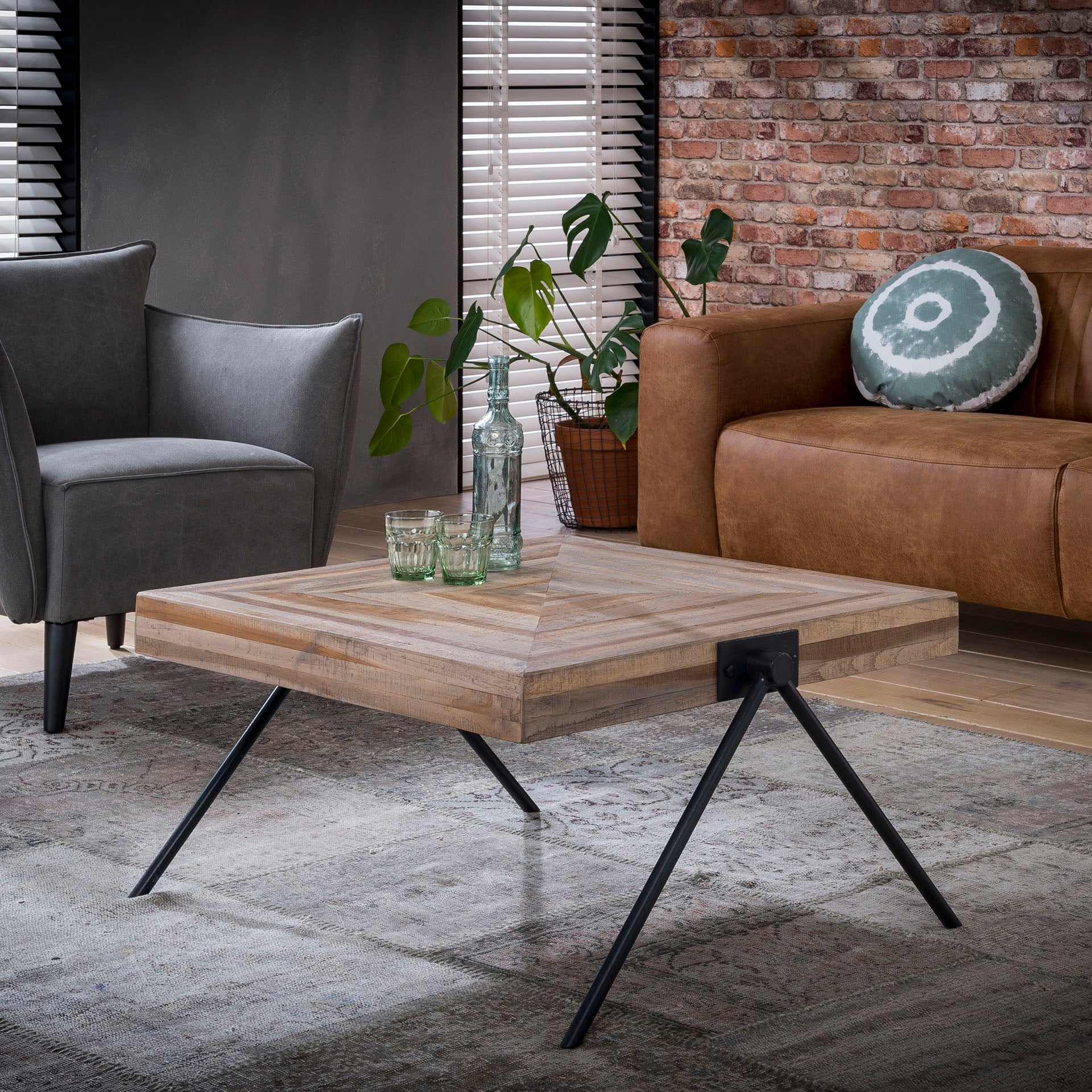 Salontafel Teca Balance