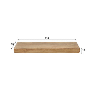 Wandplank Mangohout 118 cm