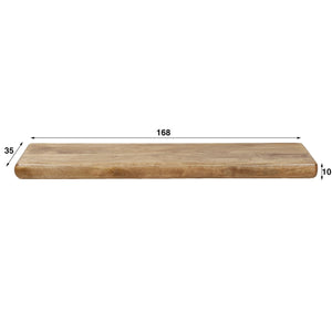 Wandplank Mangohout 170 cm