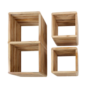 Wandschap Rib - Set van 3