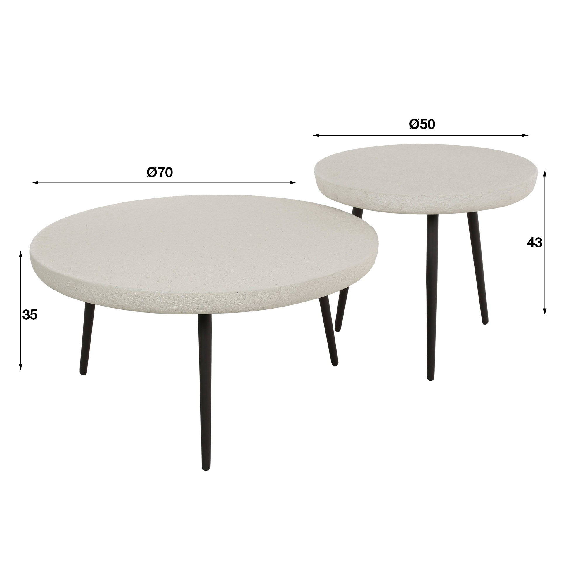 Salontafel Set Duo