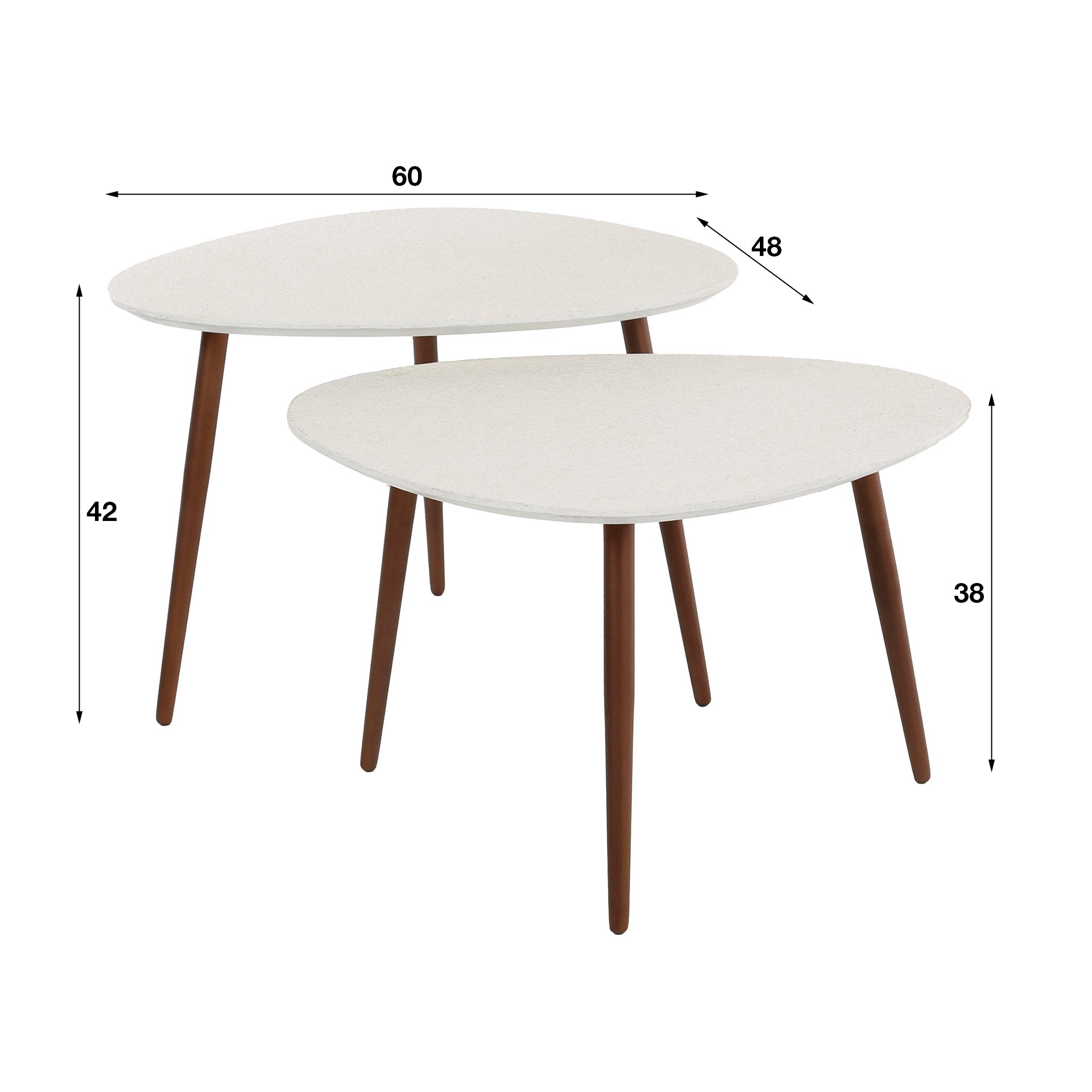 Salontafel Set - 2 stuks