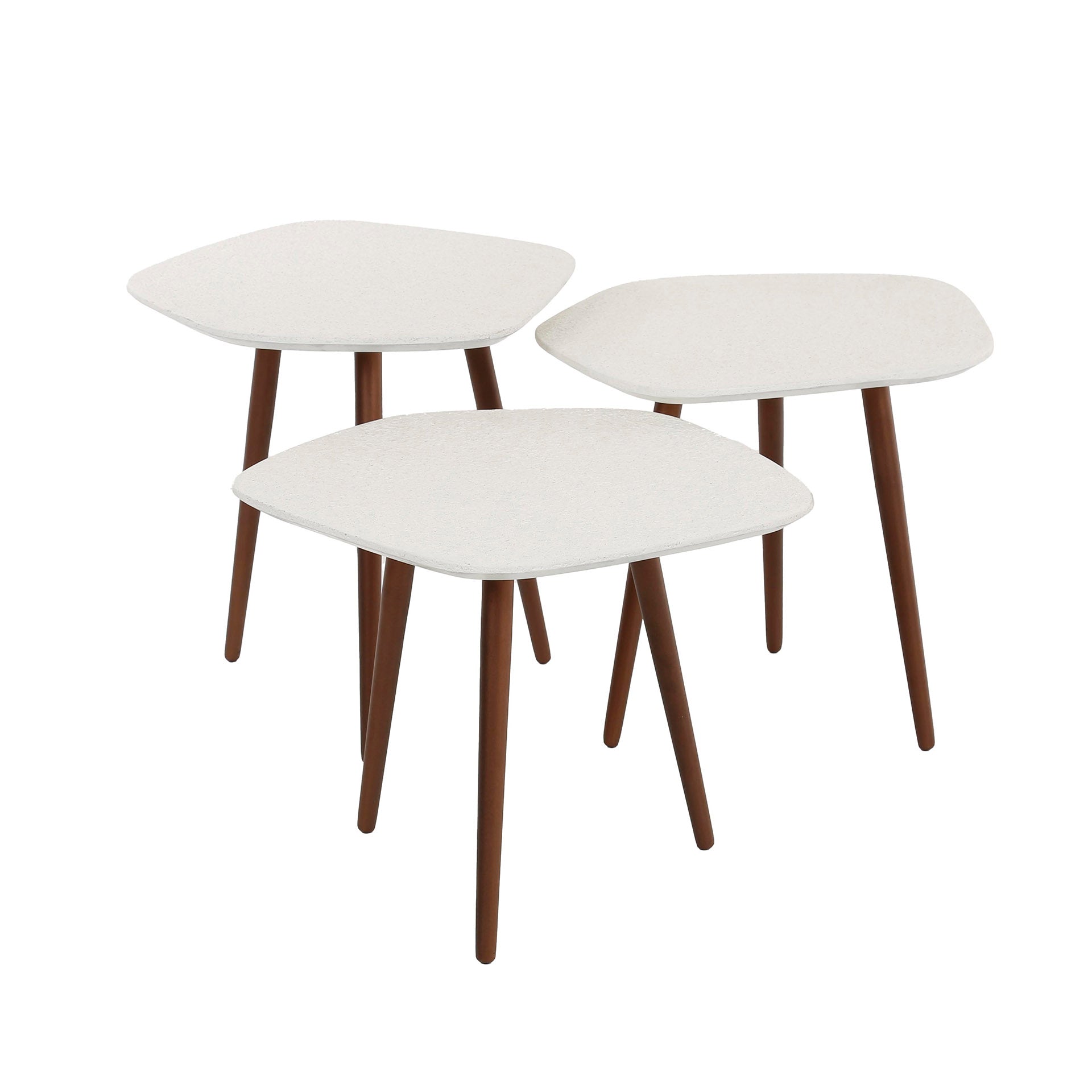 Salontafelset Point Stone - Set van 3