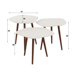 Salontafelset Point Stone - Set van 3
