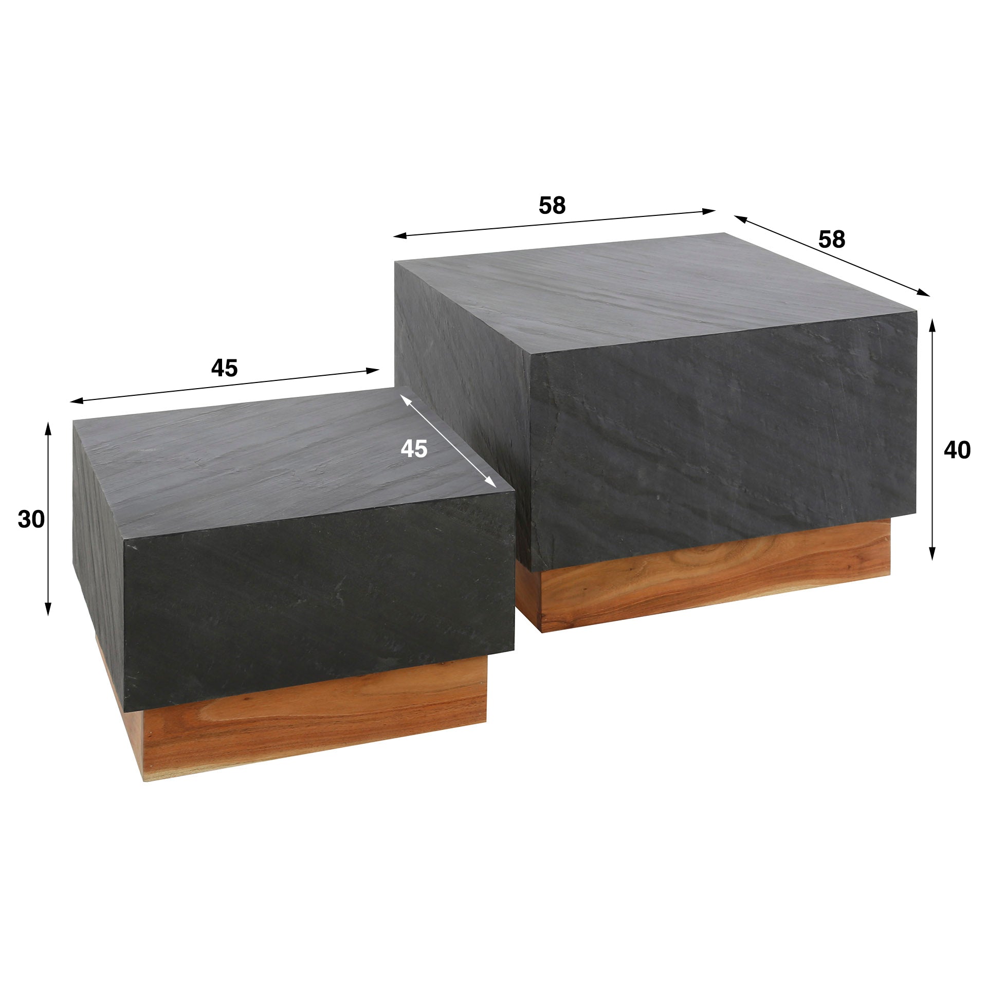 Salontafel Set - 2 stuks