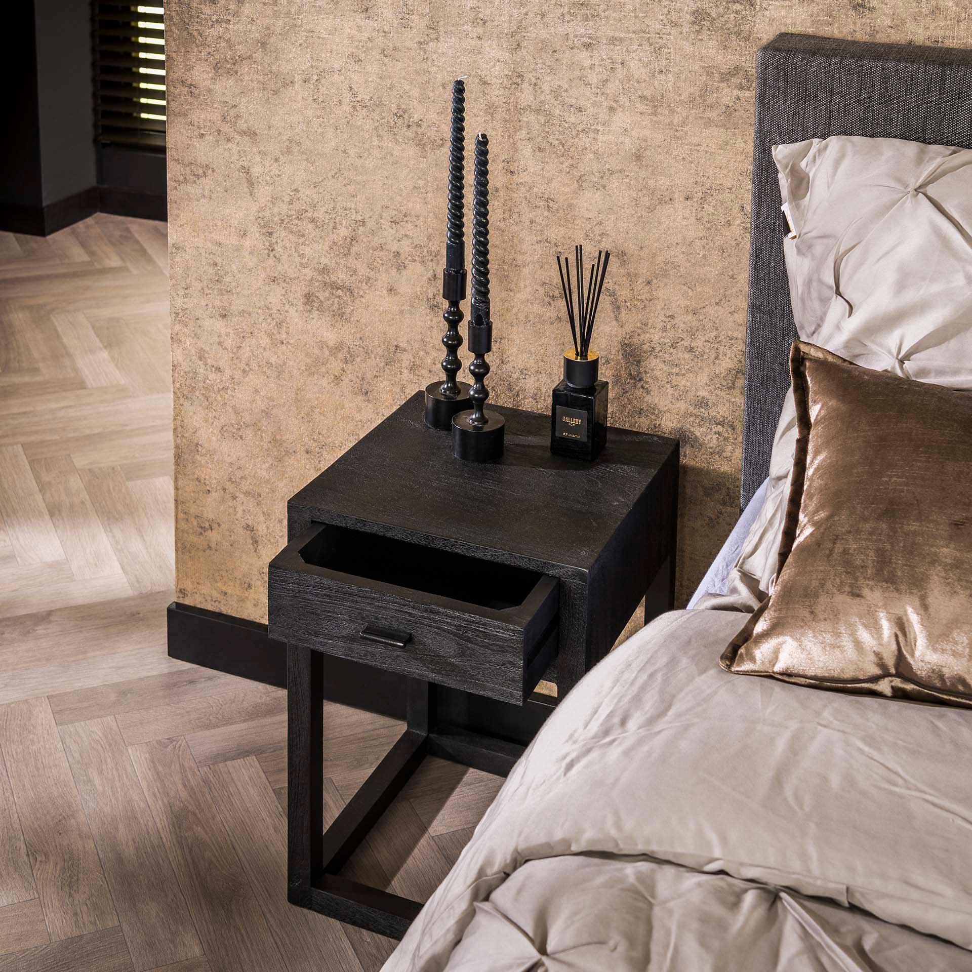 Nachtkastje Black Square