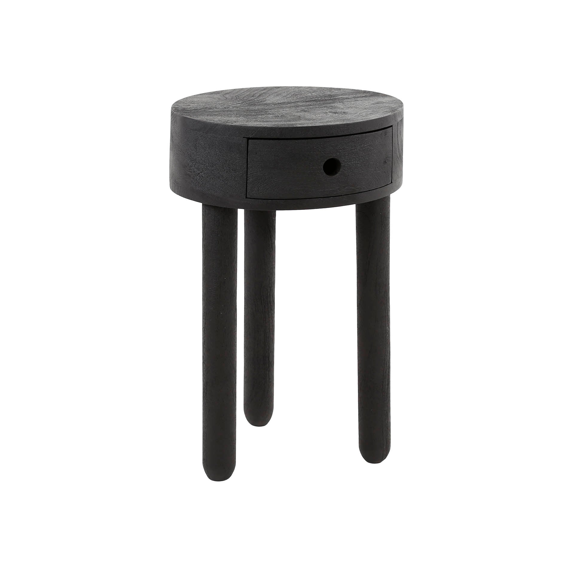 Nachtkastje Round Full Wood