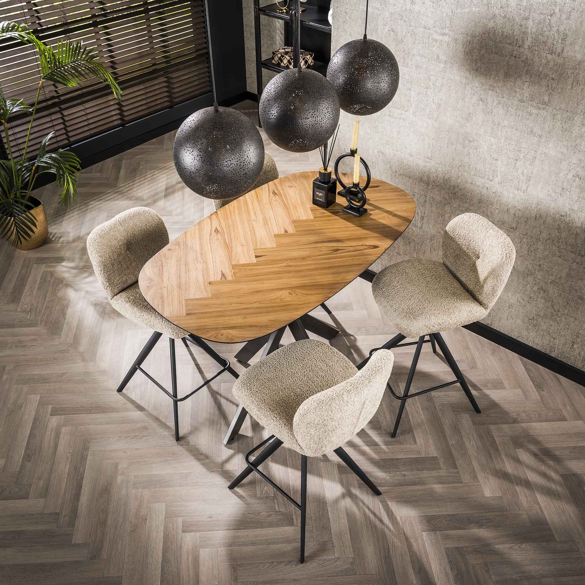 Bartafel Organisch Visgraat