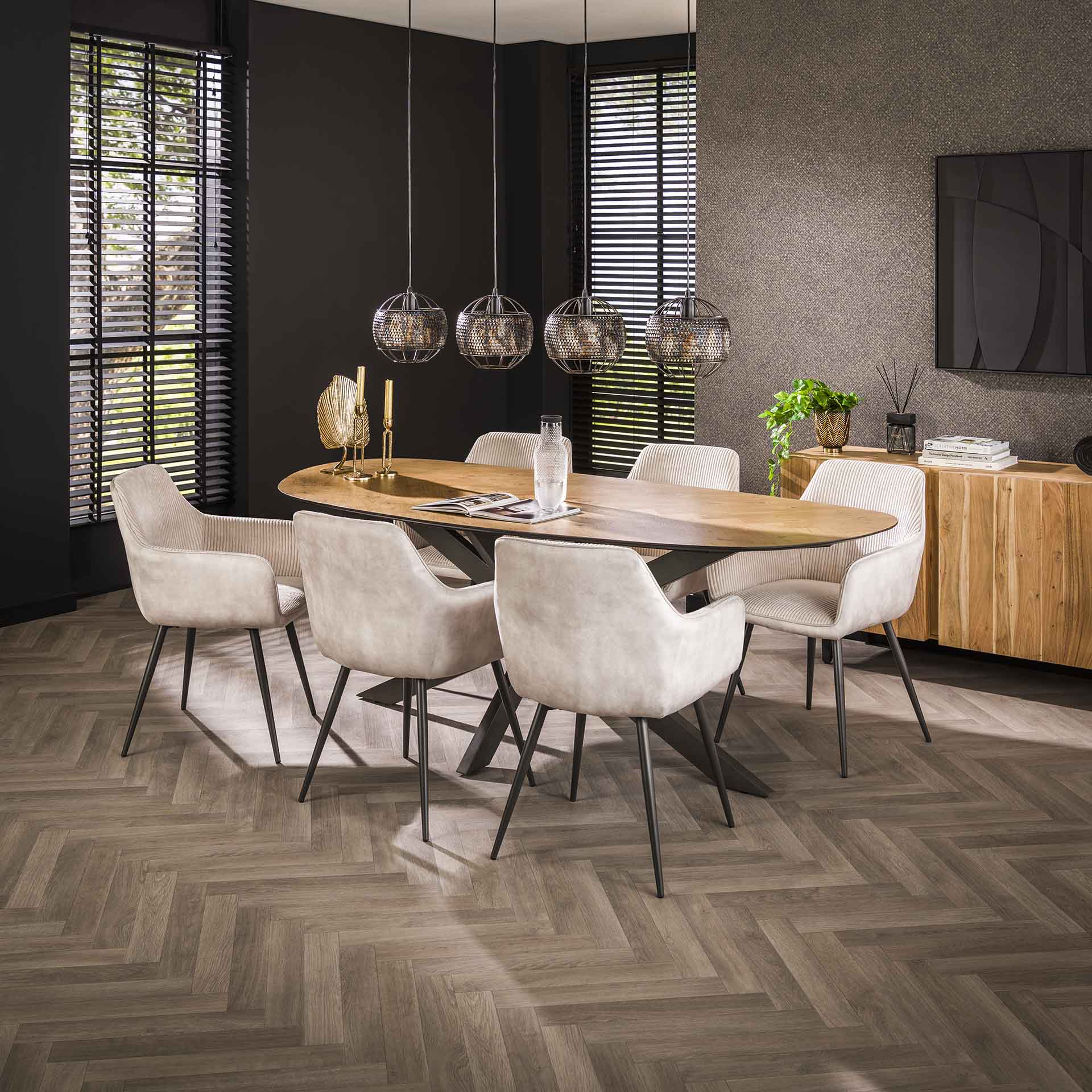 Eettafel Romano 215 cm