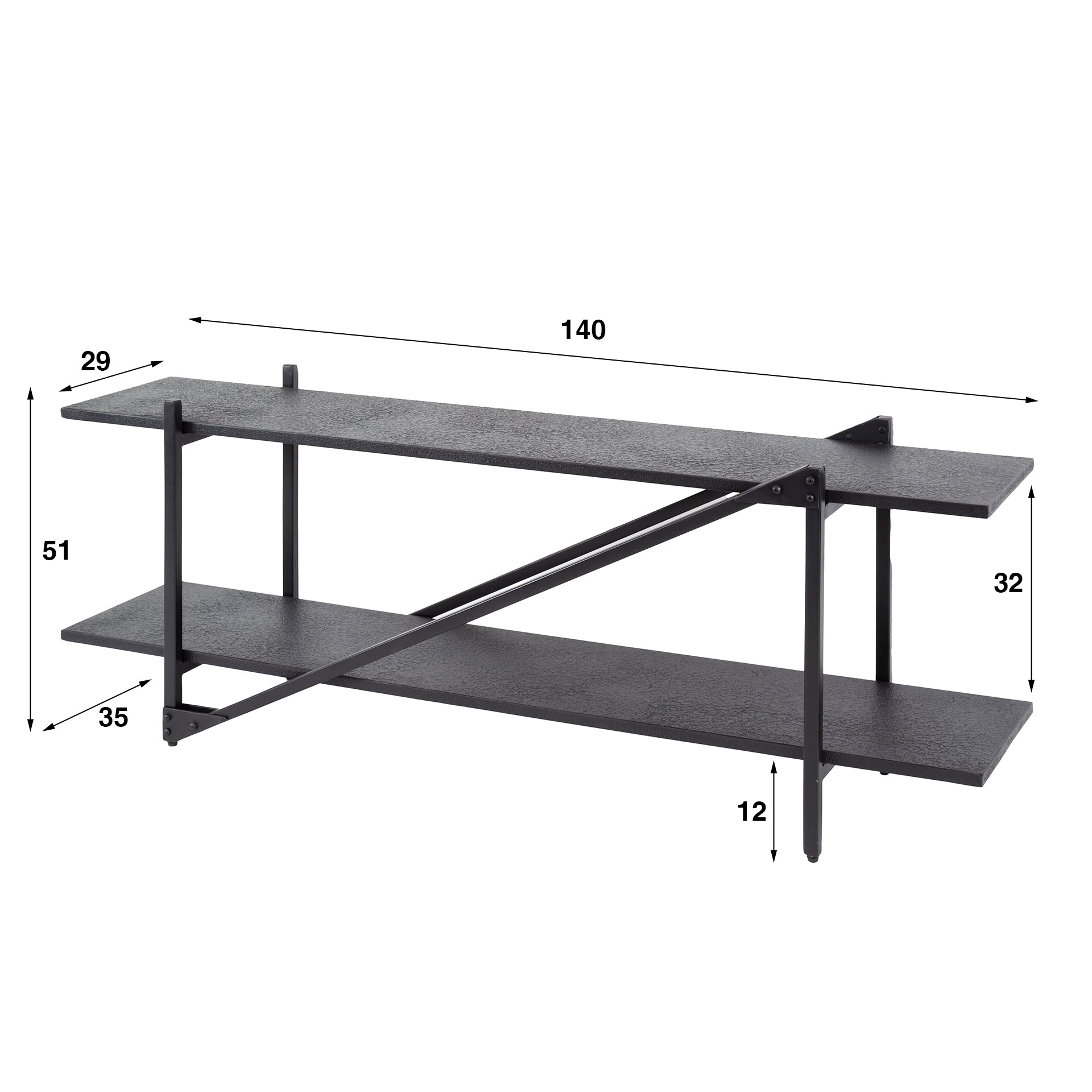 TV-meubel Piega
