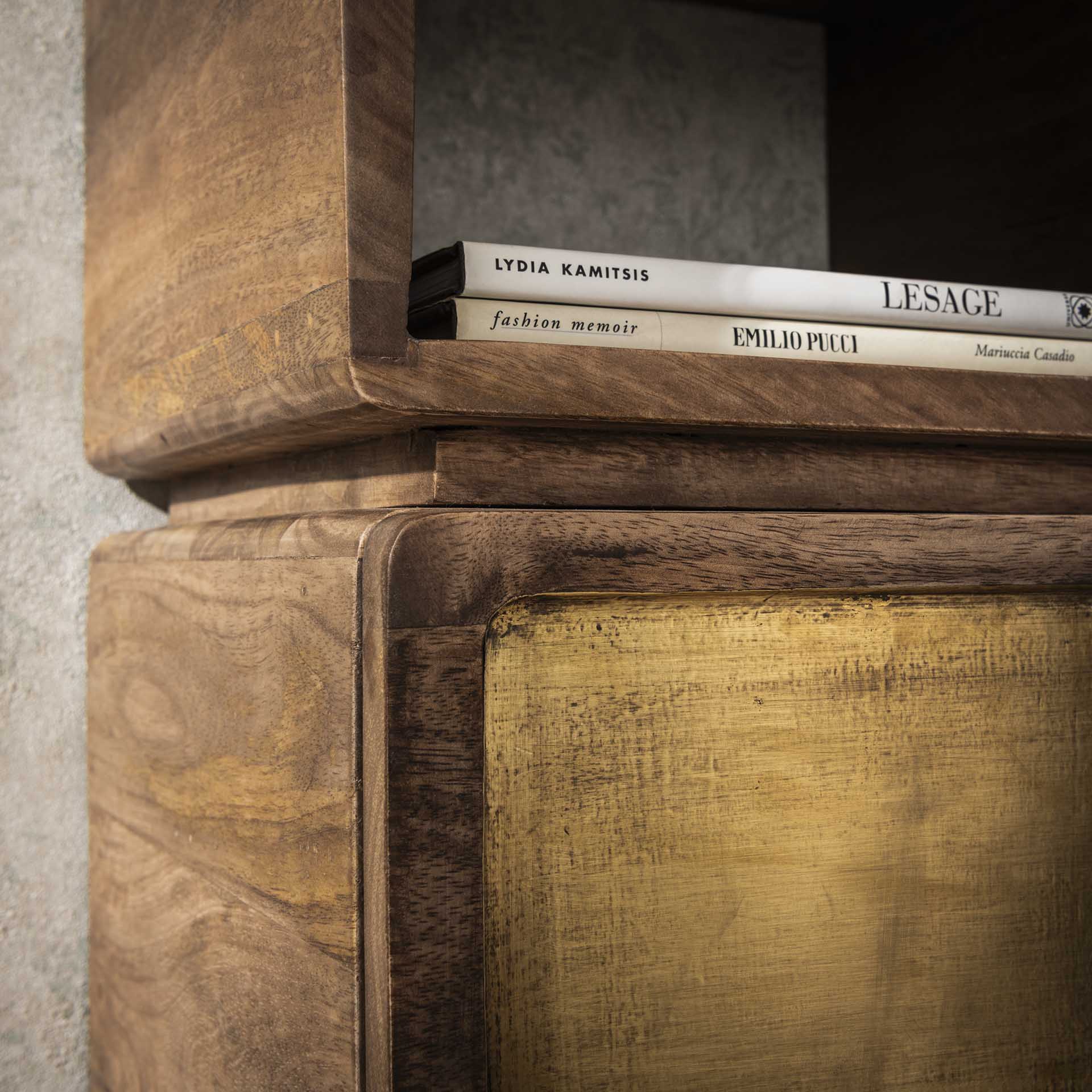 Nachtkastje Zwevend Mangohout