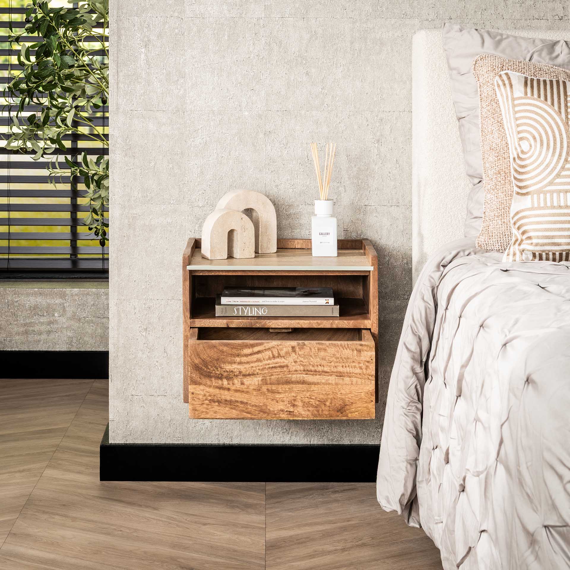 Nachtkastje Nuovo Travertin