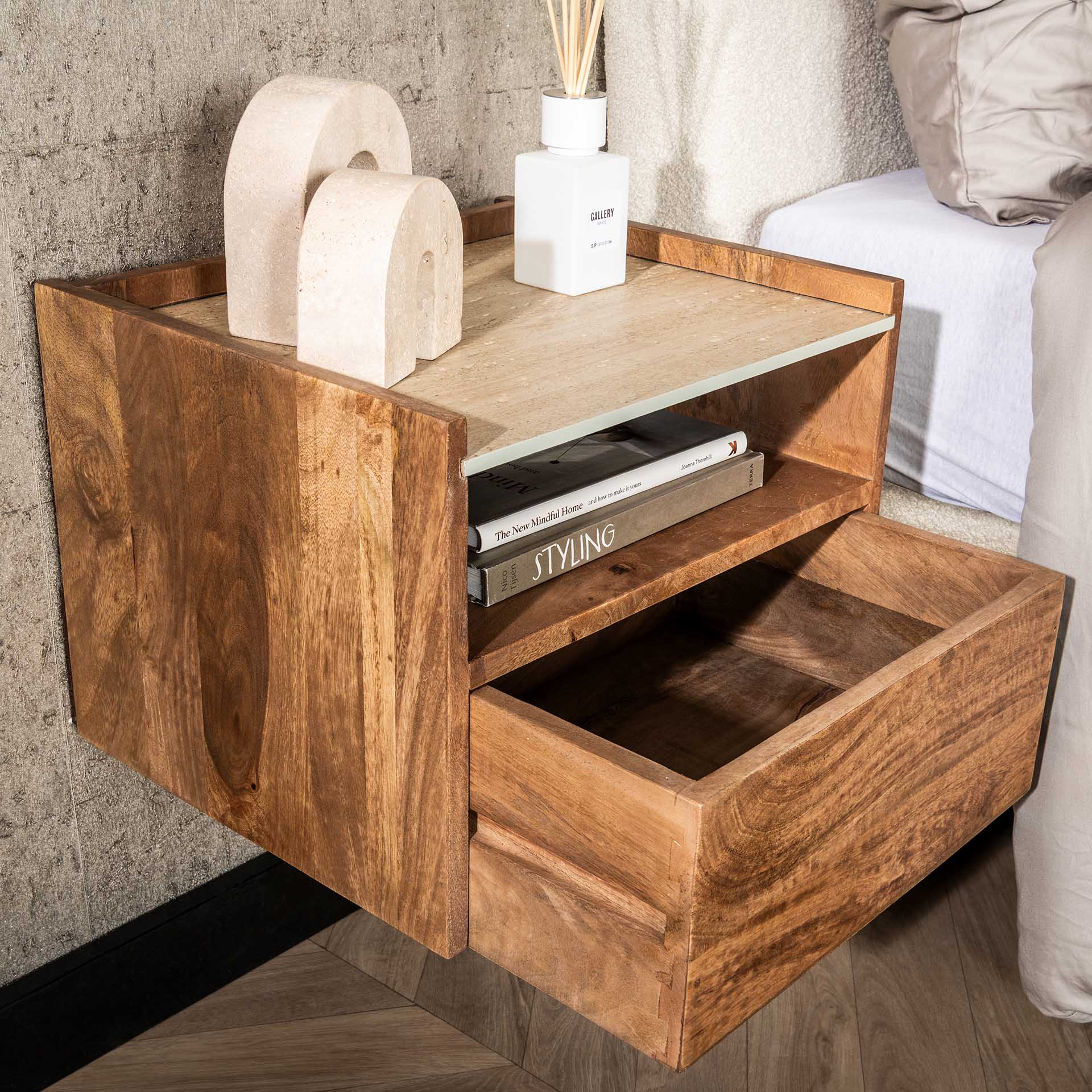 Nachtkastje Nuovo Travertin