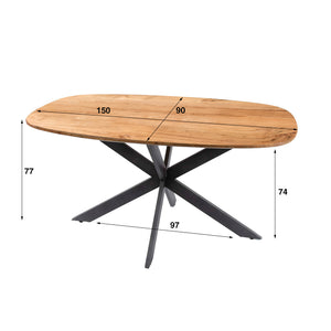 Eettafel Arhus Solid 150 cm