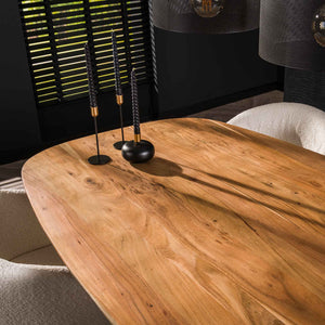 Eettafel Arhus Solid ovalen blad