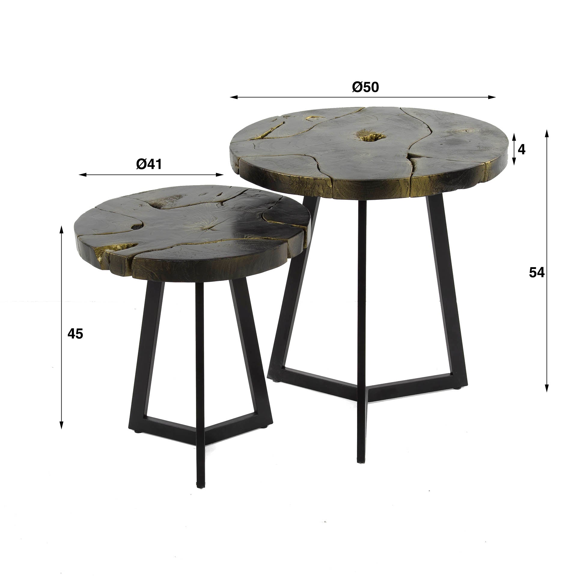 Salontafel Set - 2 stuks