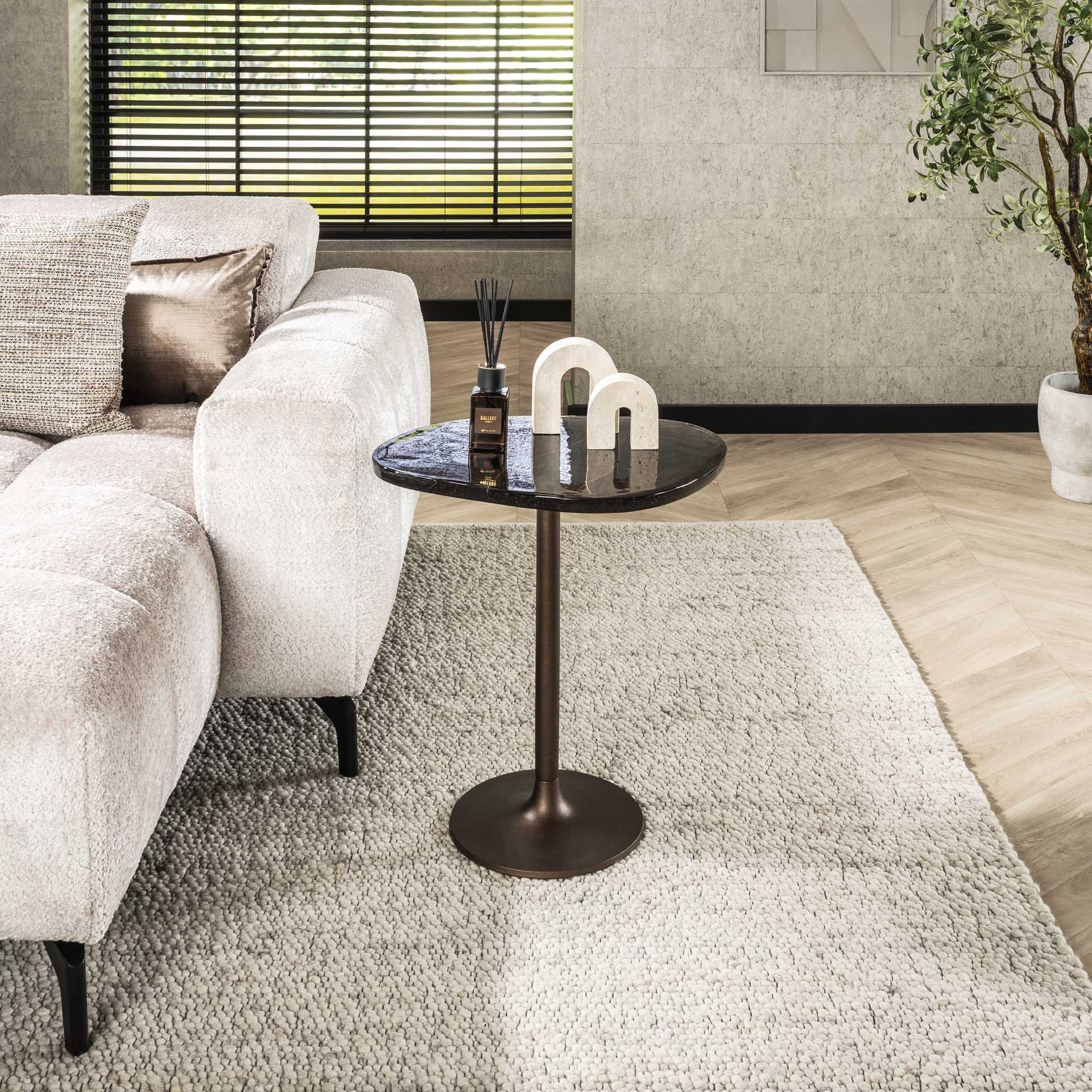 Bijzettafel Eclipse antiek koper