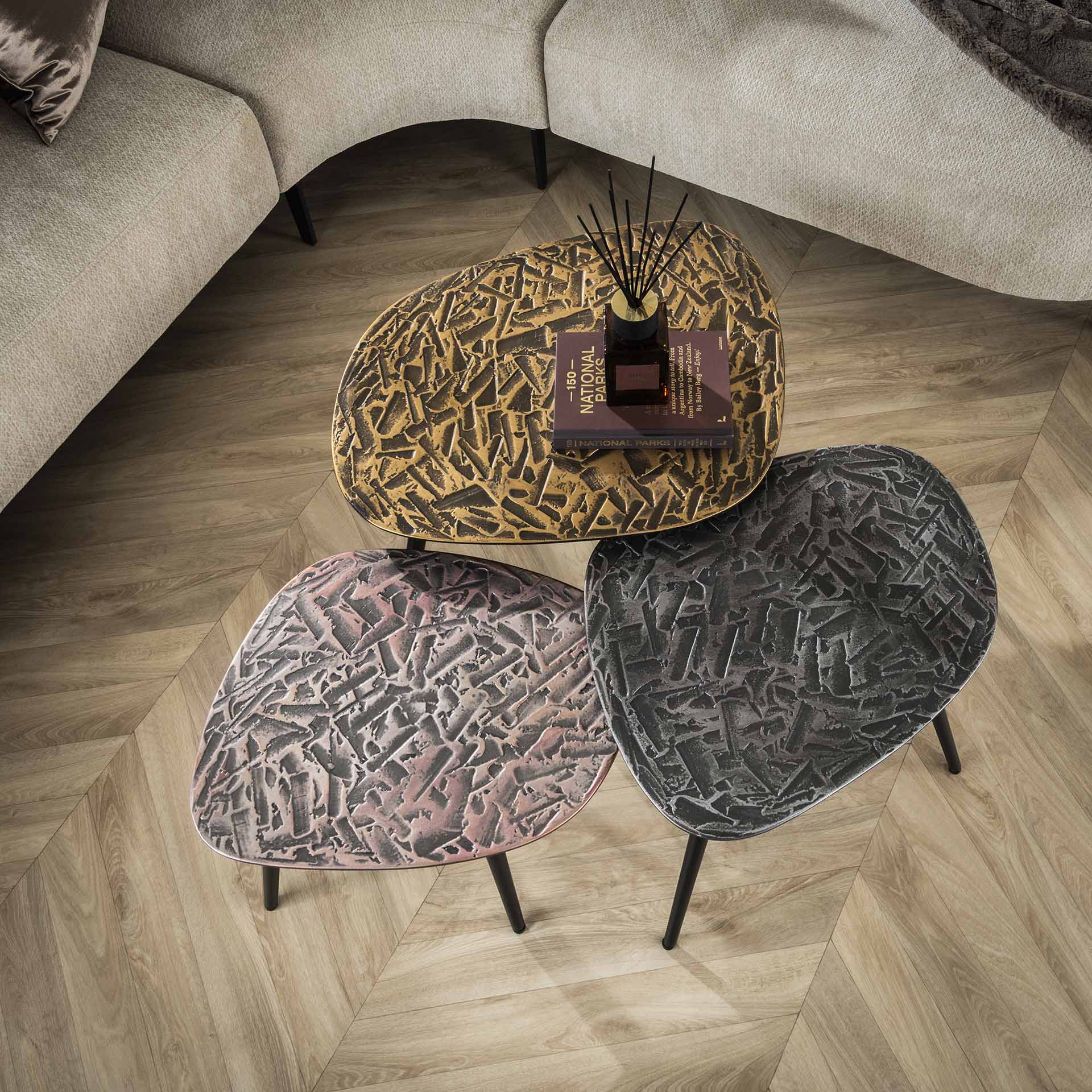 Salontafel Set - 3 stuks