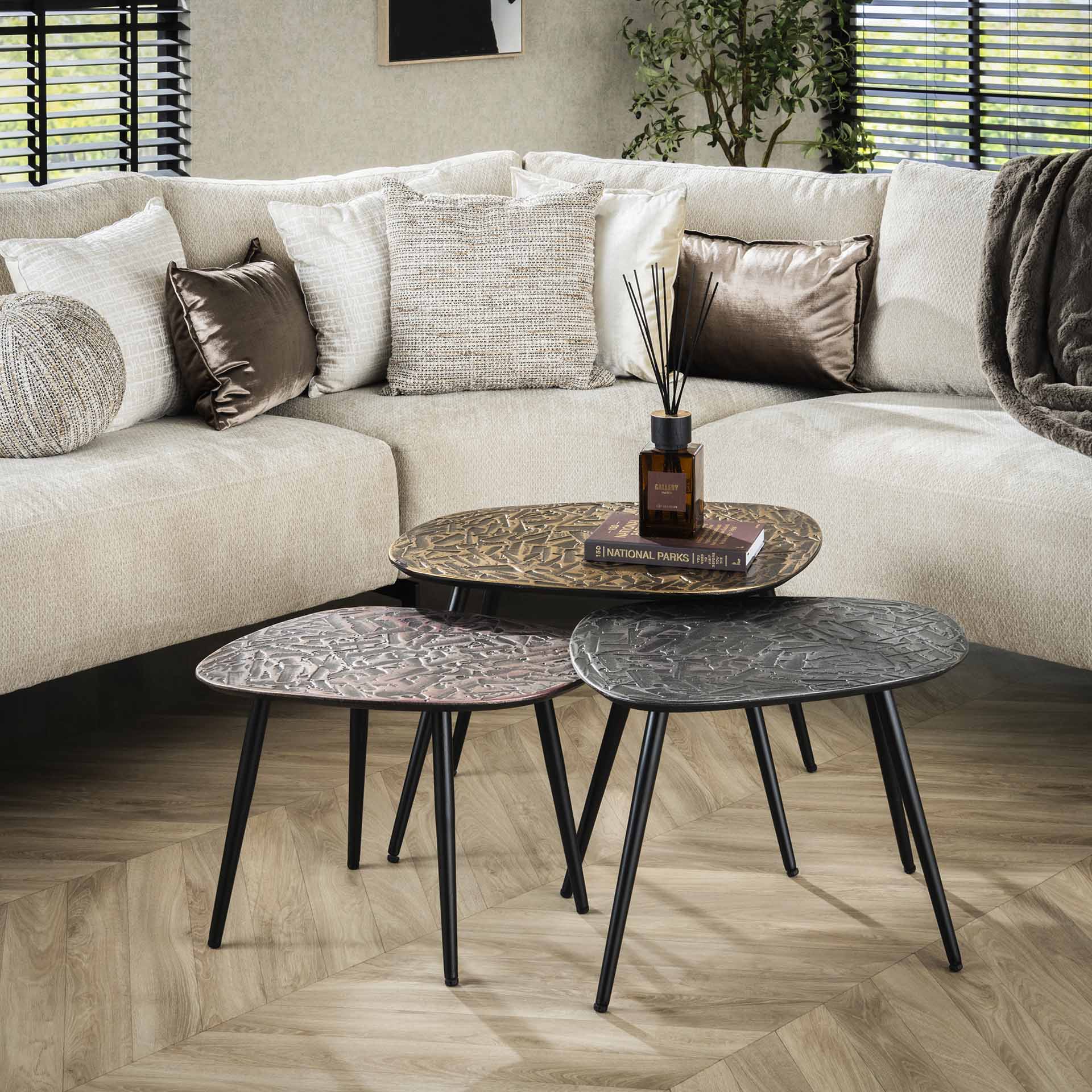 Salontafel Set - 3 stuks