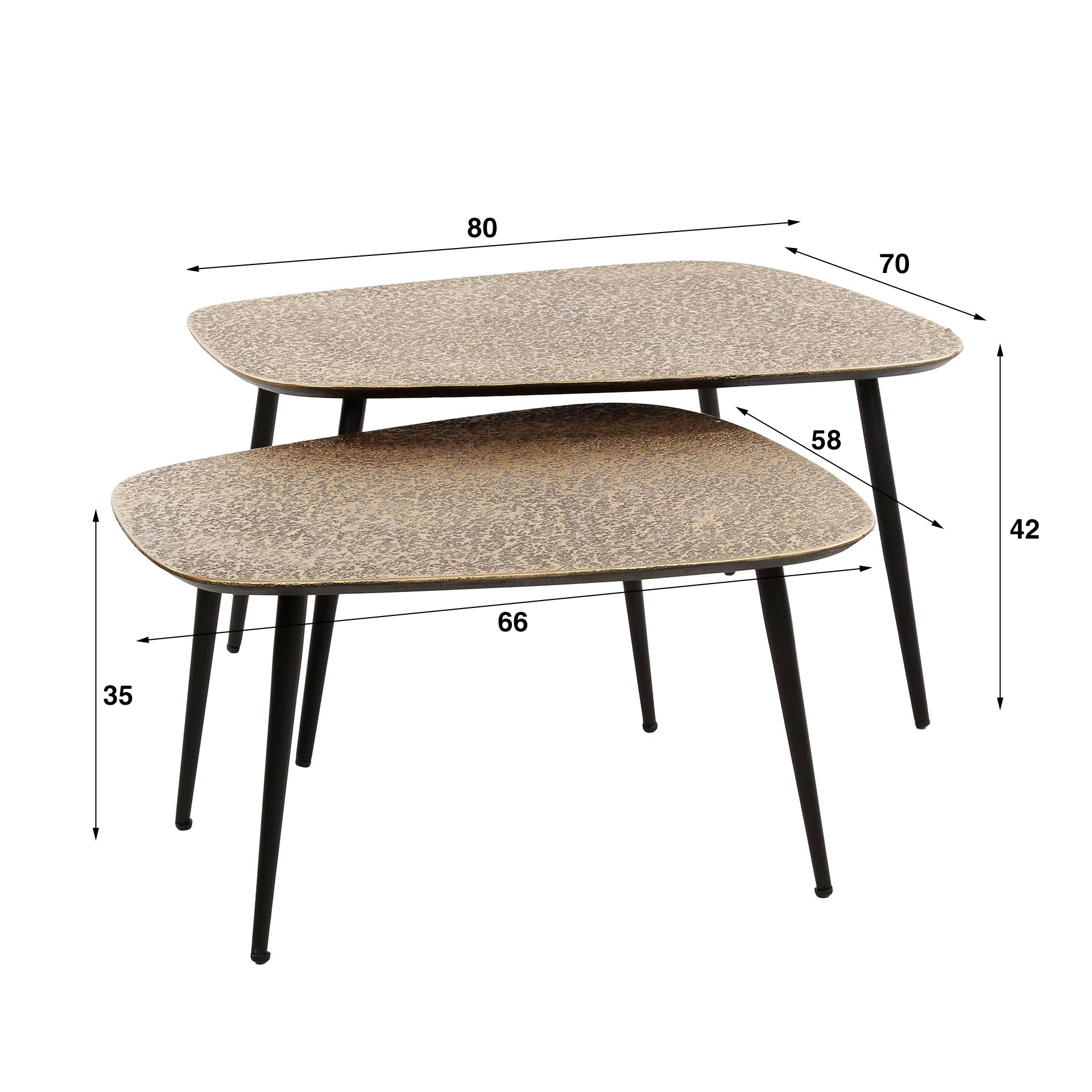 Salontafel Set - 2 stuks