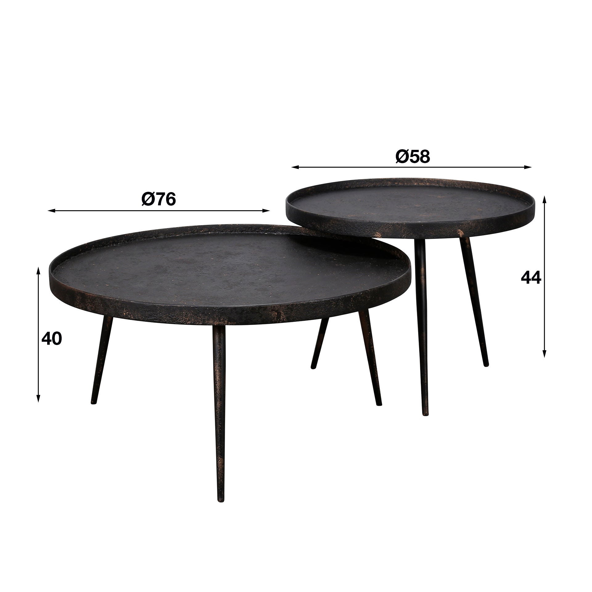 Salontafel set - 2 stuks
