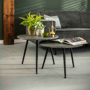 Salontafelset Ronde - Set van 2